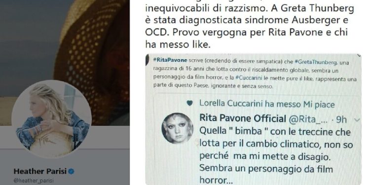 Heather Parisi contro la Cuccarini e la Pavone su Twitter