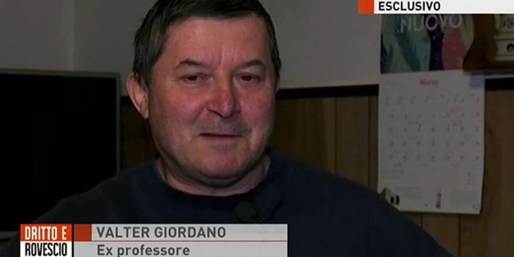 Valter Giordano, ex prof di Saluzzo