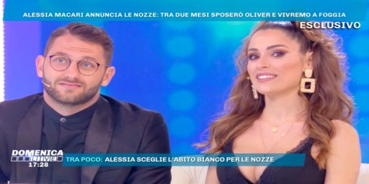 Alessia Macari e Oliver Kragl a Domenica Live