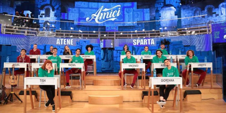 La classe di Amici 18