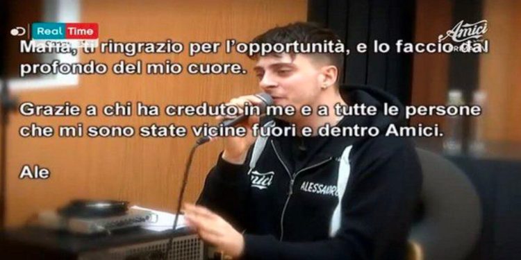 Alessandro Casillo si è ritirato da Amici