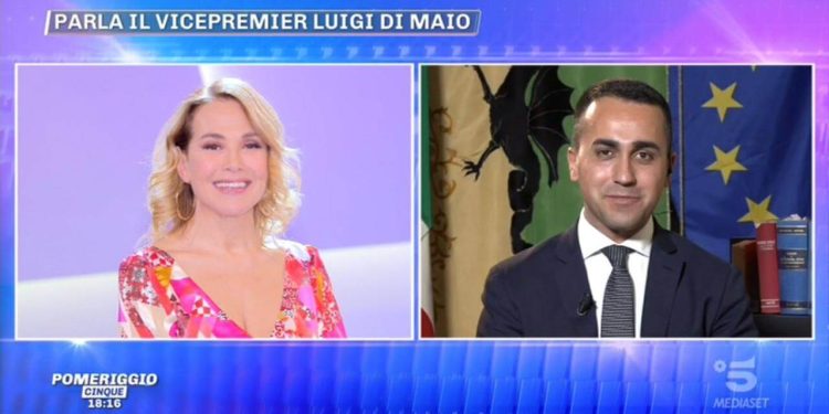 Luigi Di Maio a Pomeriggio 5