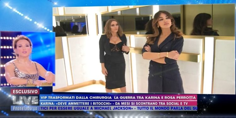 Karina Cascella Vs Rosa Perrotta a Live, non è la d'Urso