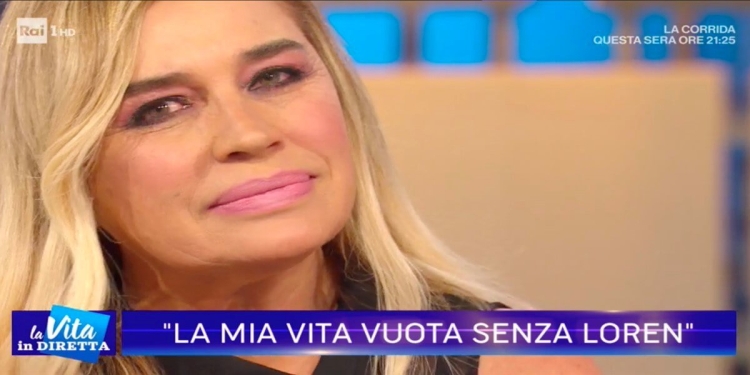 Lory Del Santo a La Vita in Diretta