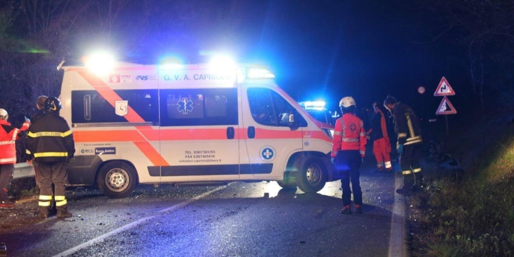 Ambulanza in incidente