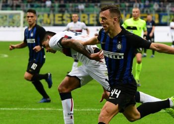 Calciomercato Inter: Ivan Perisic con la maglia nerazzurra (Foto LaPresse)