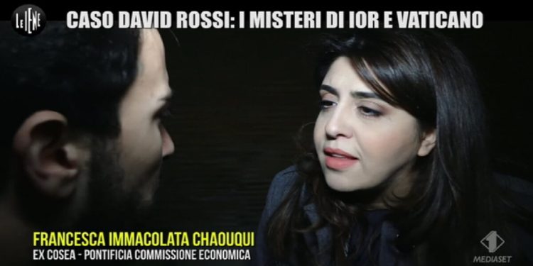 Morte David Rossi, Francesca Immacolata Chaouqui a Le Iene