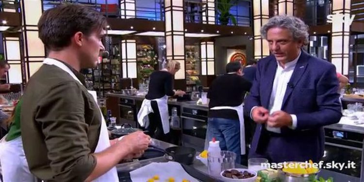 Gilberto e lo chef Giorgio Locatelli