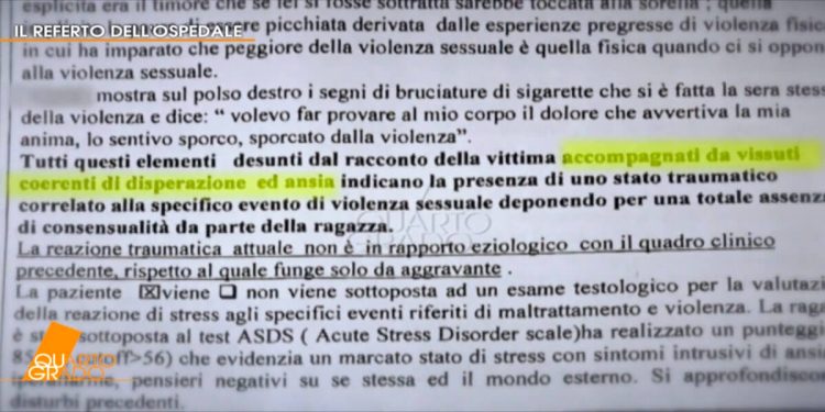 Stupro Circumvesuviana, referto medico conferma violenza