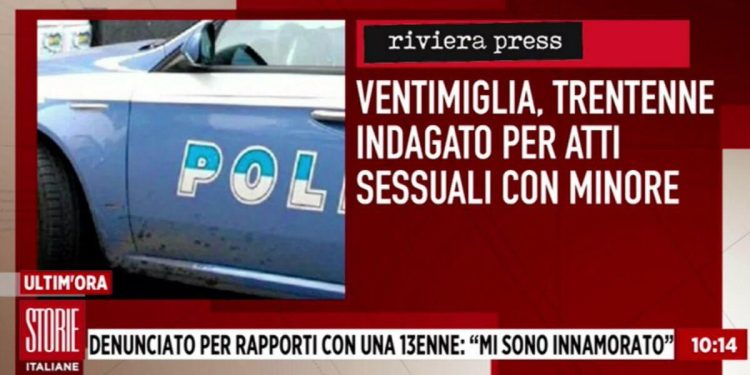 Atti sessuali con 13enne: denunciato