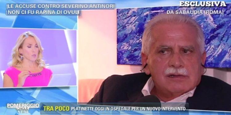 Severino Antinori a Pomeriggio 5