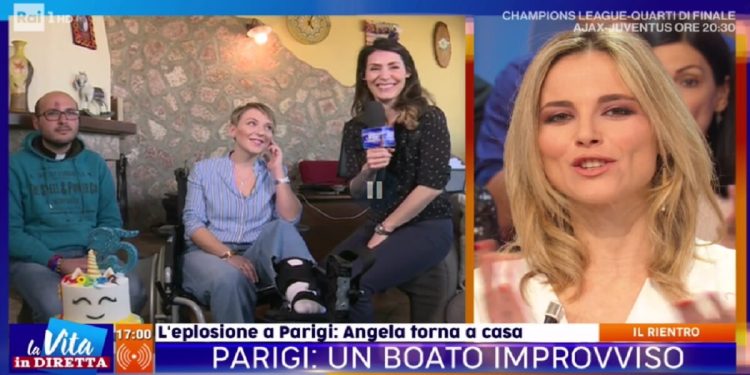 Angela Grignano a La vita in diretta