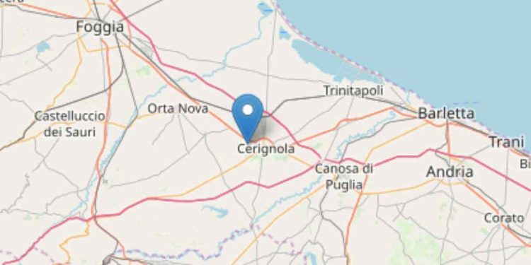 Terremoto a Cerignola da 3.1 ML