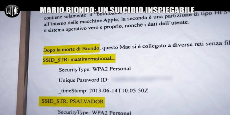 Mario Biondo, la perizia sul pc