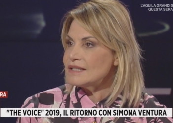 Simona Ventura a Storie Italiane