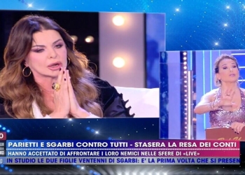 Alba Parietti e Barbara d'Urso