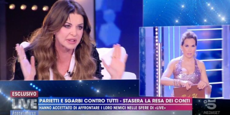 Alba Parietti e Barbara D'Urso