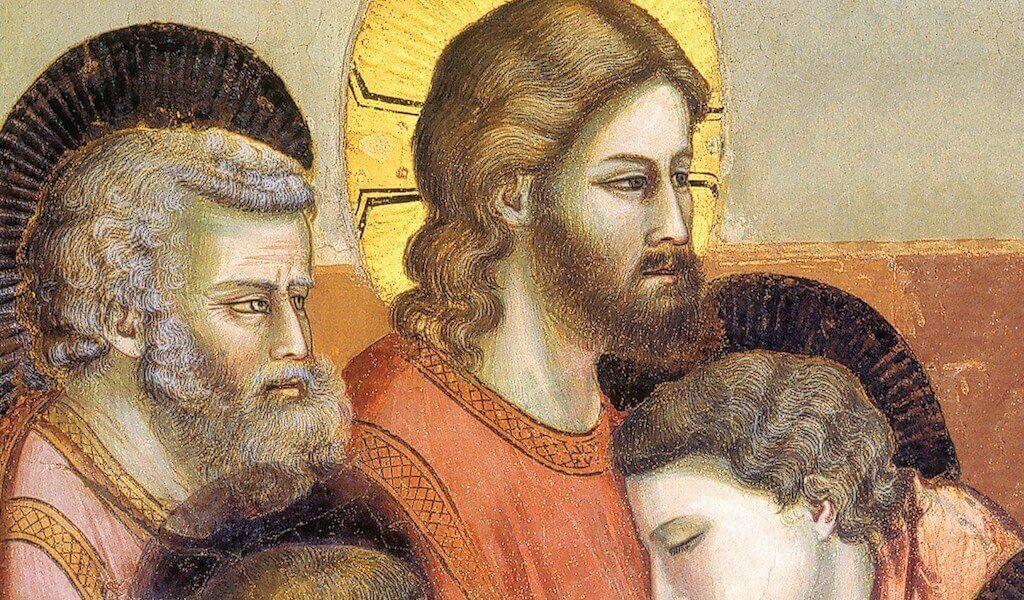 Giotto, Ultima Cena (1303-05), particolare