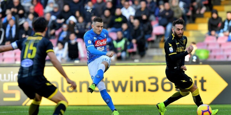 Zielinski Napoli (Foto LaPresse)