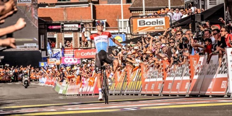 Diretta Liegi Bastogne Liegi: Bob Jungels vince nel 2018 (da Facebbok ufficiale)