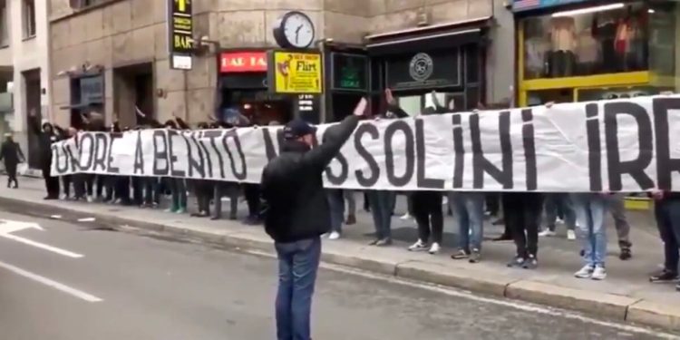 ultras lazio benito mussolini piazzale loreto