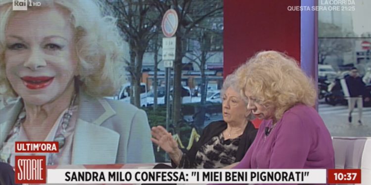 Sandra Milo, Leda Bertè a Storie Italiane