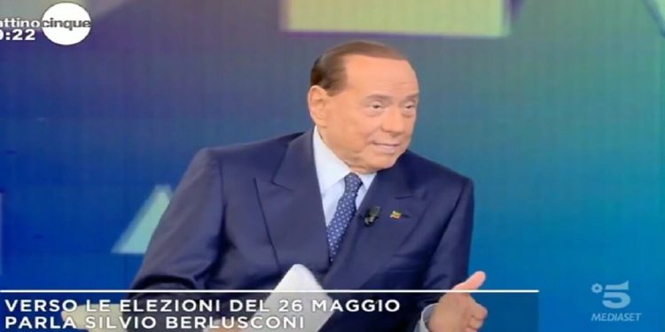 Silvio Berlusconi a Mattino 5