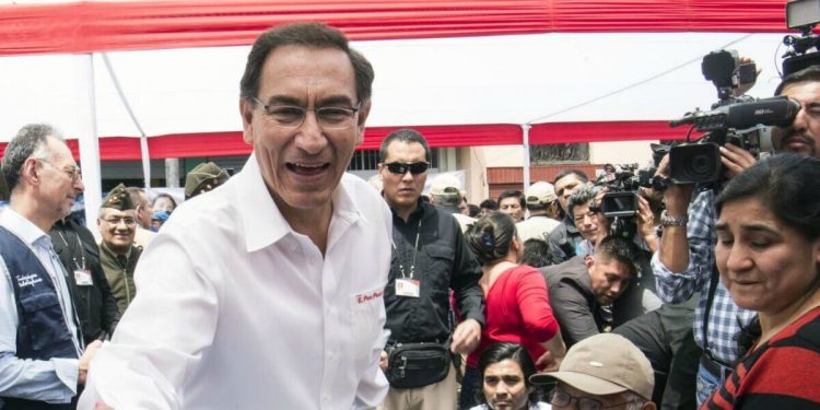 Martín Vizcarra, presidente del Perù dal marzo 2018 (laPresse)