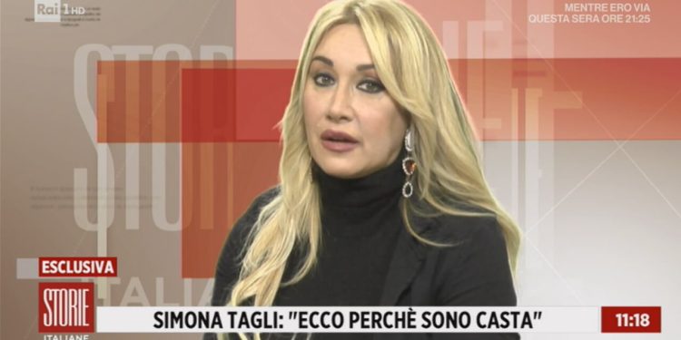 Simona Tagli a Storie Italiane