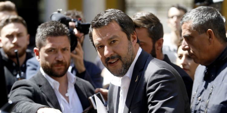 Il ministro dell'Interno e vicepremier Matteo Salvini (LaPresse)