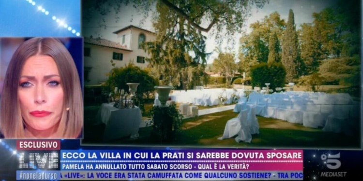 Location matrimonio Pamela Prati Mark Caltagirone