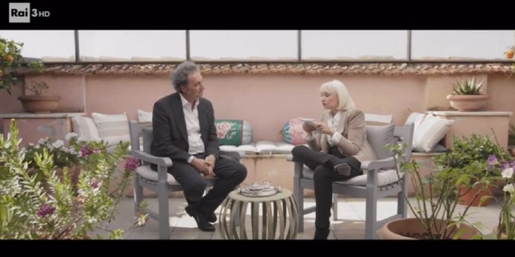 Paolo Sorrentino e Raffaella Carrà