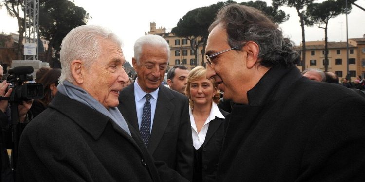 Gianluigi Gabetti e Sergio Marchionne (Lapresse)