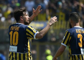 I giocatori della Juve Stabia (Foto LaPresse)