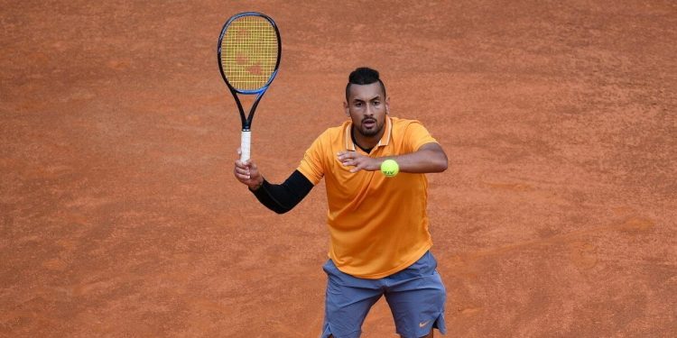 Nick Kyrgios, 24 anni, tennista australiano (Foto LaPresse)