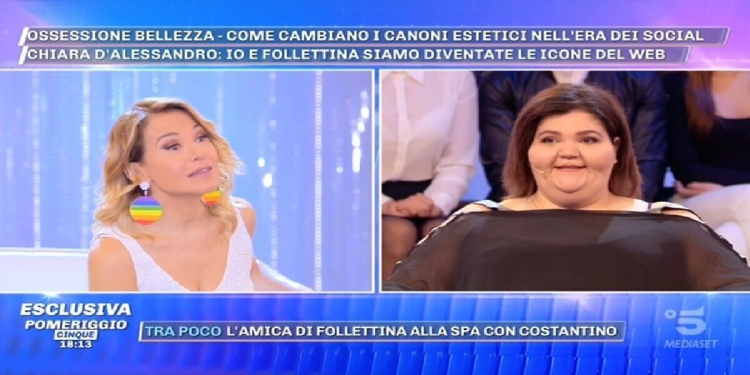 Chiara Dalessandro Pomeriggio 5