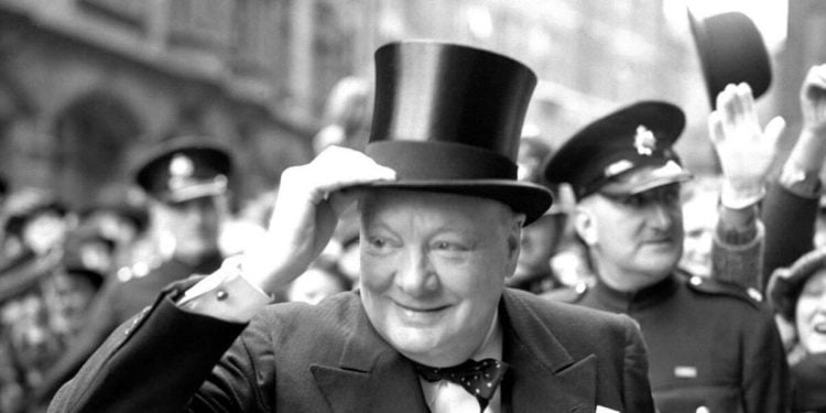 Winston Churchill (1874-1965) nel 1964 (foto dal therake.com)