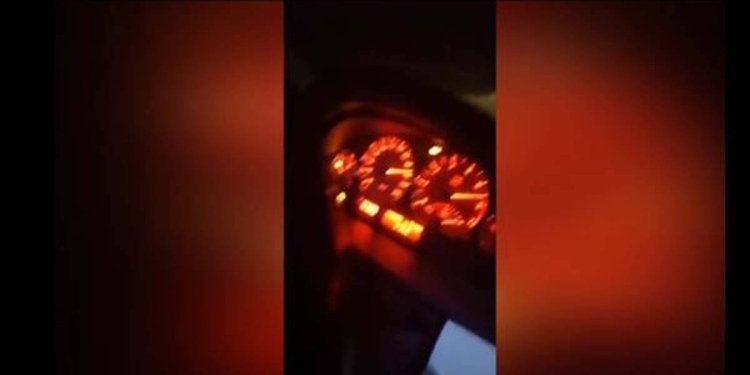 Incidente a 200 km all'ora: il video caricato su Facebook