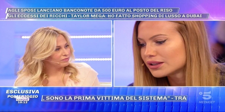 Camilla Lucchi contro Taylor Mega a Pomeriggio 5