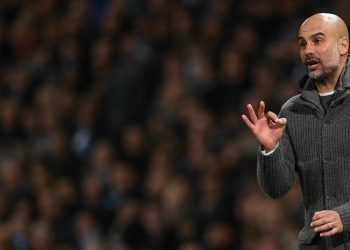 Pep Guardiola, allenatore del Manchester City  (Foto LaPresse)