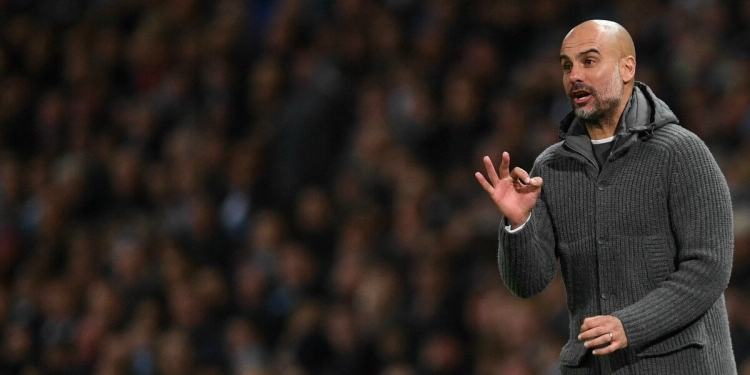 Pep Guardiola, allenatore del Manchester City  (Foto LaPresse)