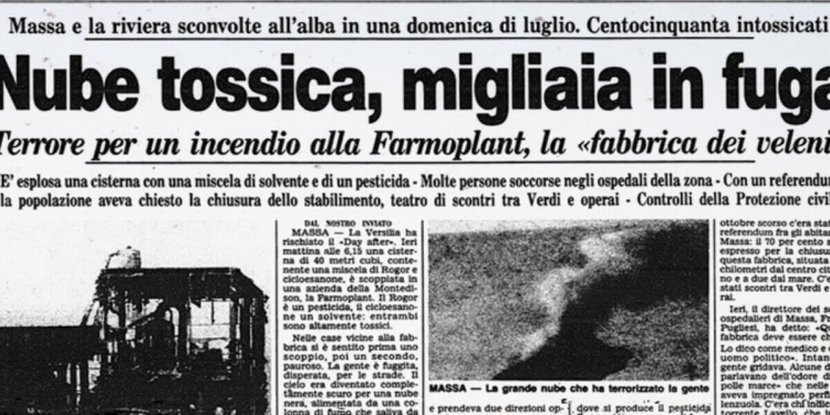 Massa Carrara, l'incubo Farmoplant torna dopo 30 anni