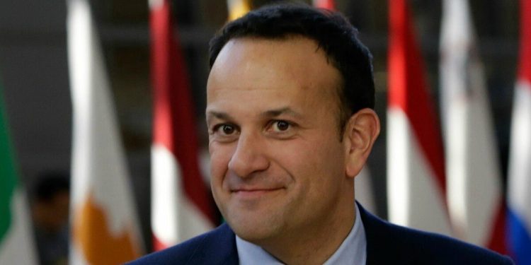 Ireland's Prime minister Leo Varadkar arrives ahead of a European Council meeting on Brexit at The Europa Building at The European Parliament in Brussels on April 10, 2019. (Photo by Aris Oikonomou / AFP)