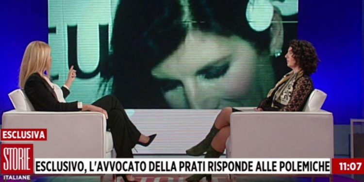 Pamela Prati, avvocato Irene Della Rocca a Storie Italiane