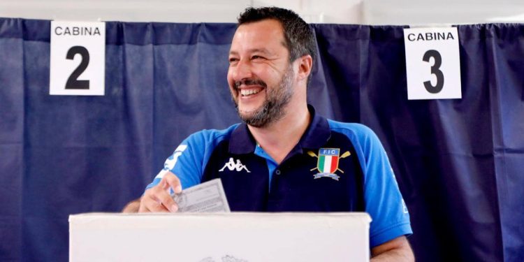 Salvini vota alle Europee