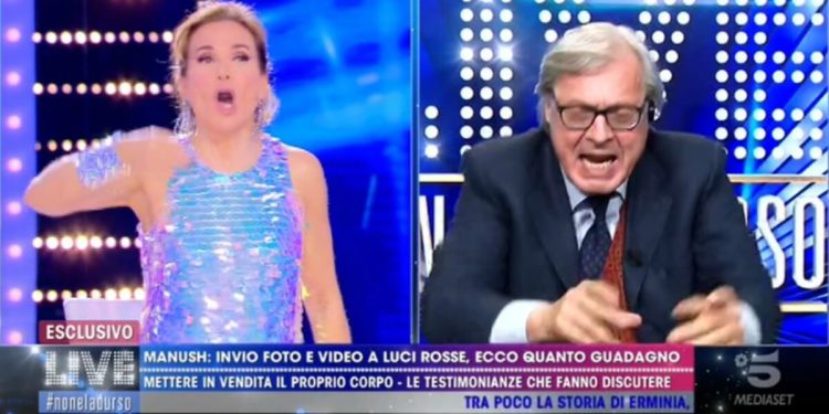 Vittorio Sgarbi vs Barbara D'Urso