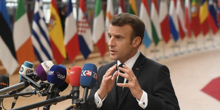 Macron in Ue