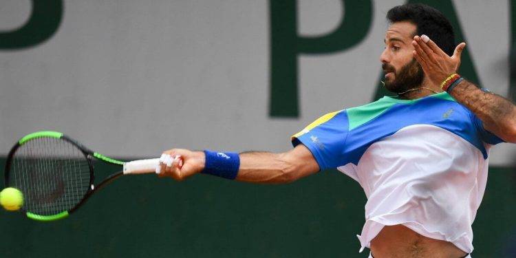 Salvatore Caruso, tennista siciliano di 26 anni (Foto LaPresse)