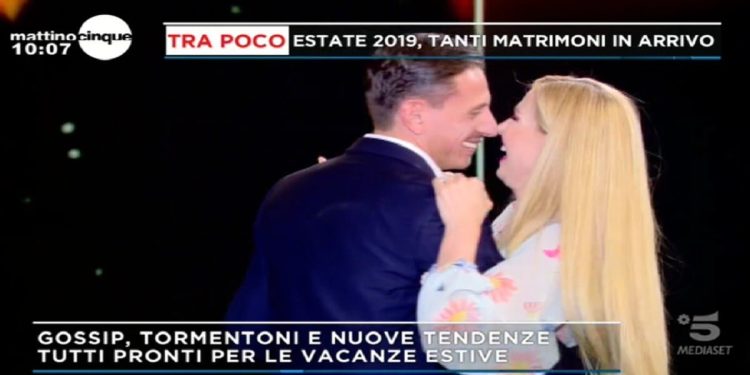 Federica Panicucci e Marco Bacini a Mattino 5