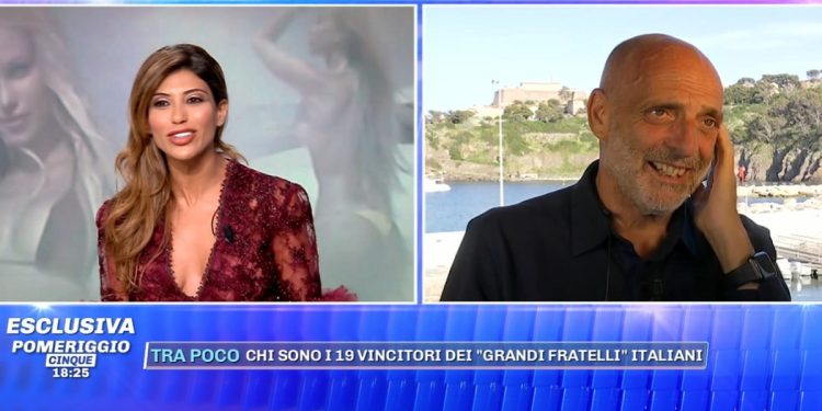 Mila Suarez e Paolo Brosio a Pomeriggio 5